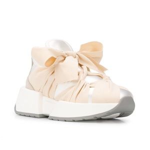 MM6 Satin Bow Sneakers